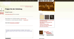 Desktop Screenshot of mental-ground-zero.de